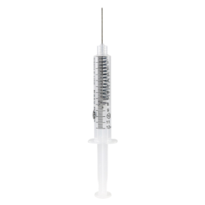 Syringe style implanter with SS spring and push rod. For application of 9mm, 12mm and up to 32mm tags. Twisted thread connection, implanter adaptable to both the twist and luer-loc hub.