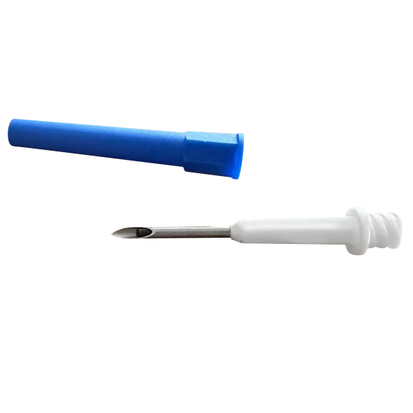 12 Gauge twist lock needle for application of 9mm and 12 mm tags.