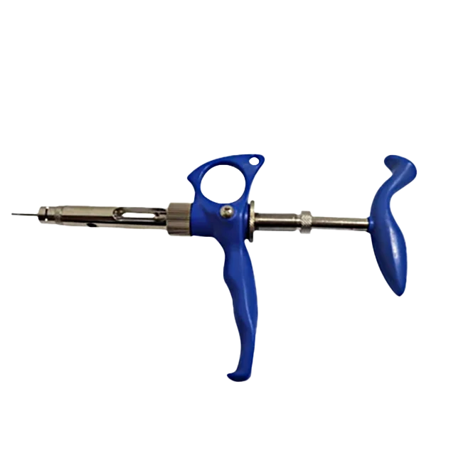 Heavy Duty Metal Syringe Style Implanter. For application of 12mm and up to 32mm tags.