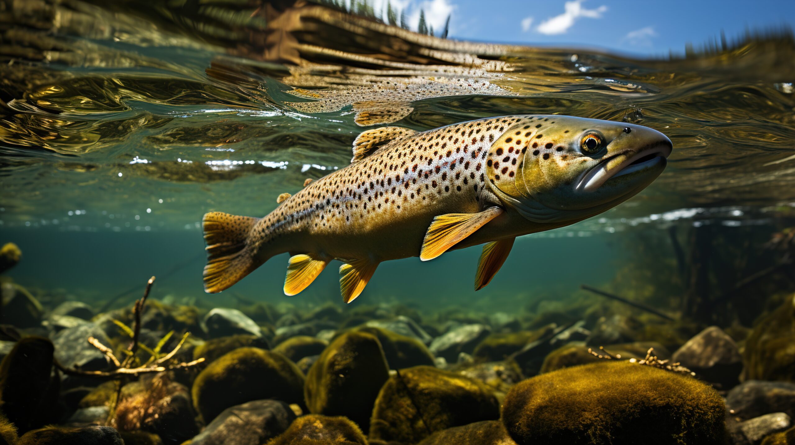 Pita tags are used to track fish movements.