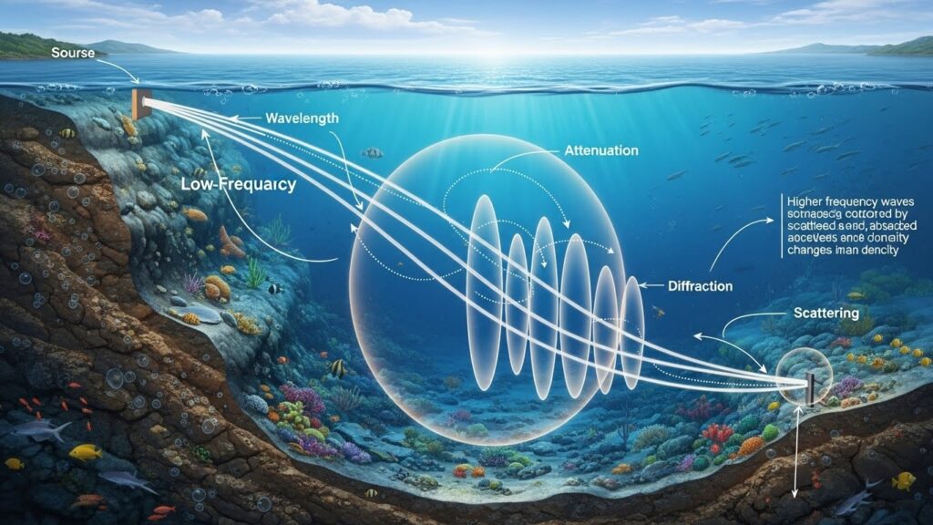 Why Low Frequency Works Best in Water