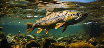 Pita tags are used to track fish movements.